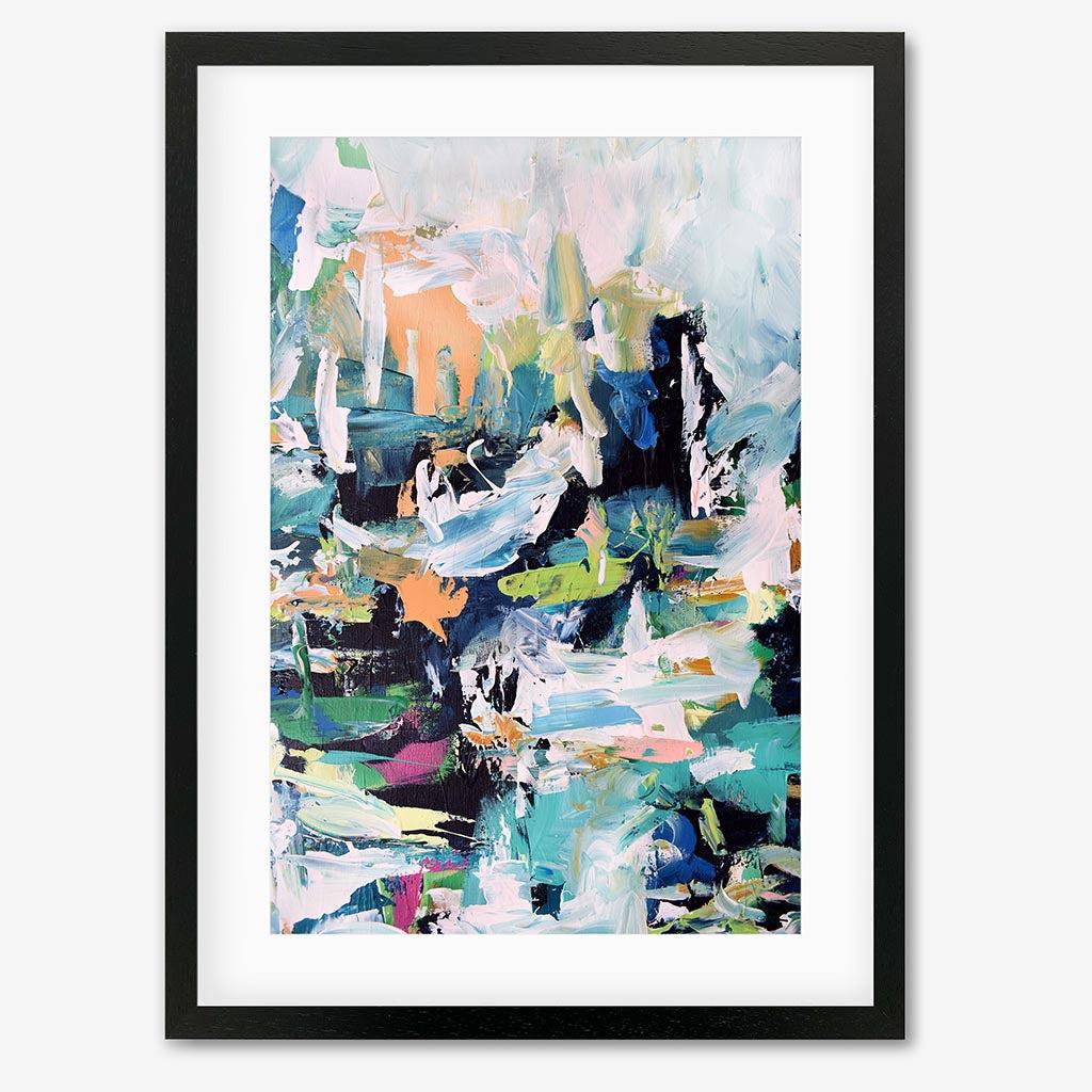 Abstract 240 Art Print   Abstract 240 Art Print Black Frame Abstract House 3 