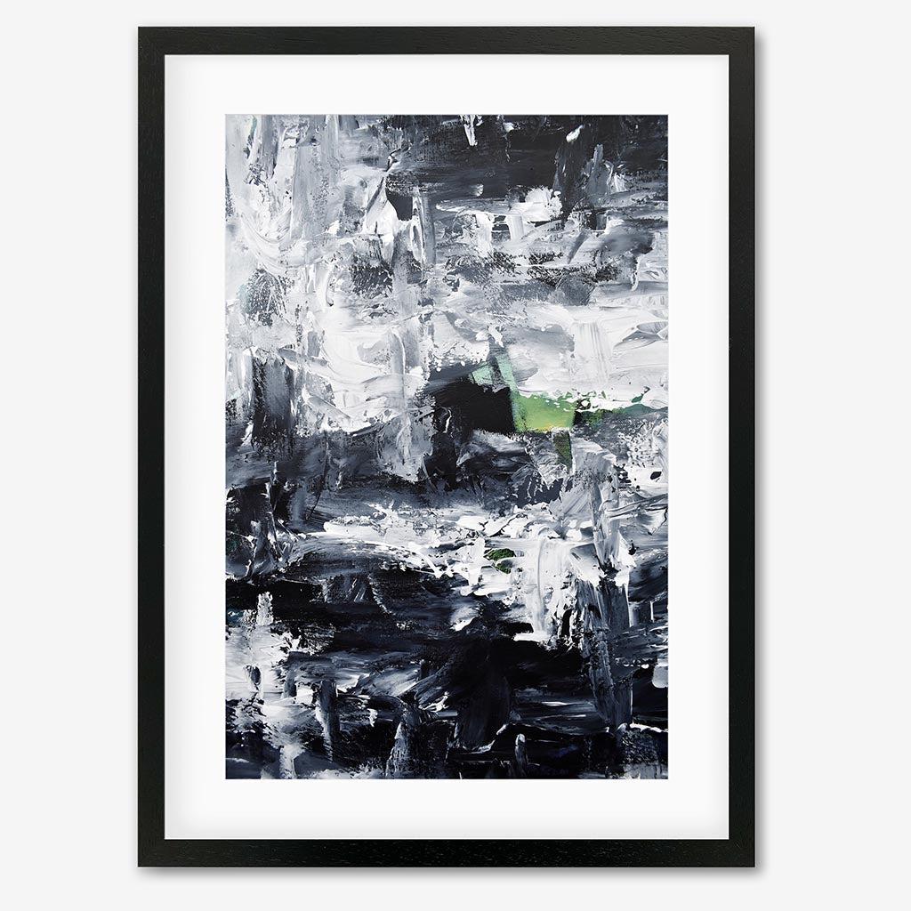 Abstract 291 Art Print Black Frame Wall Art Print - Abstract House