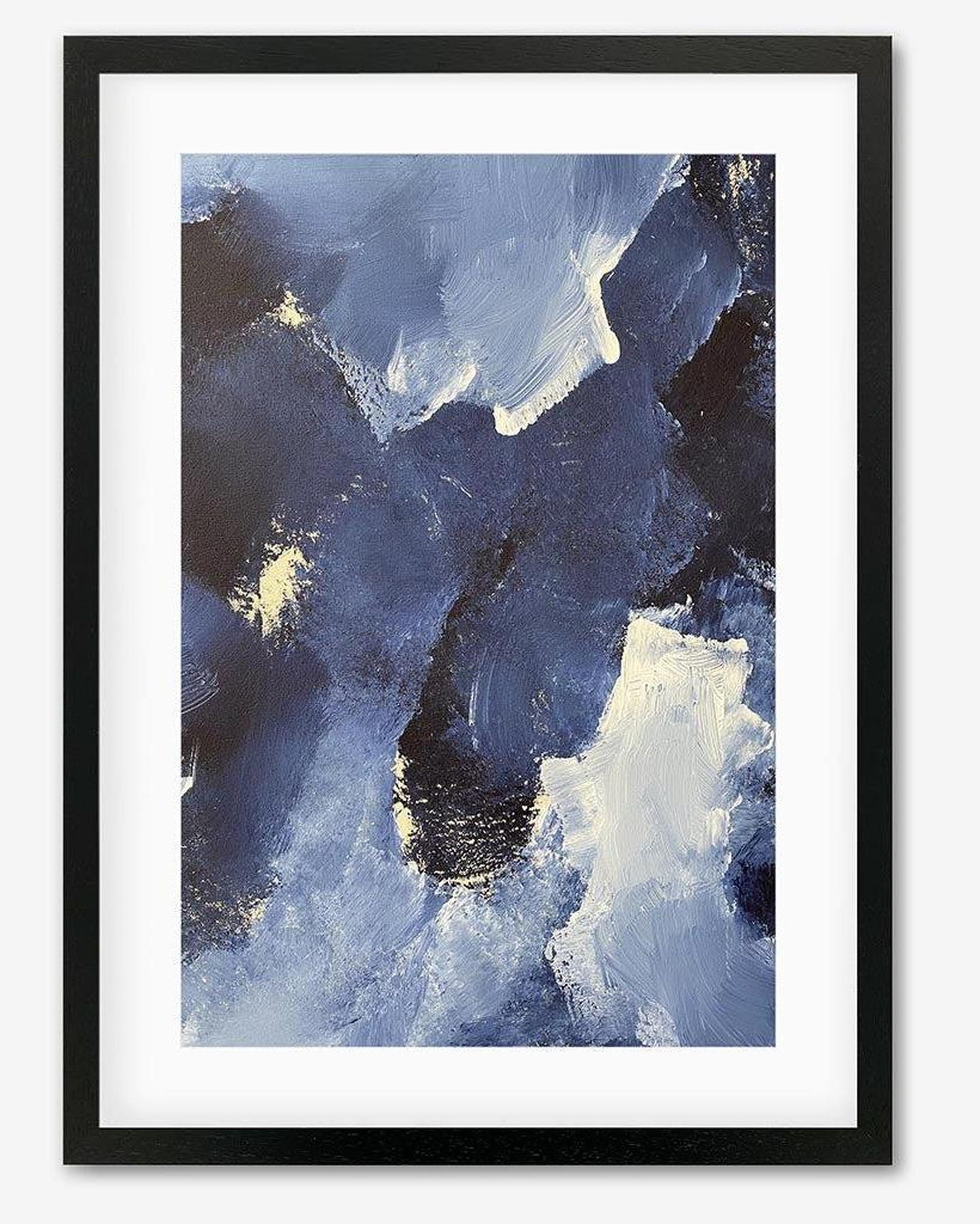 Abstract 504 Framed Art Black Frame Wall Art Print - Abstract House