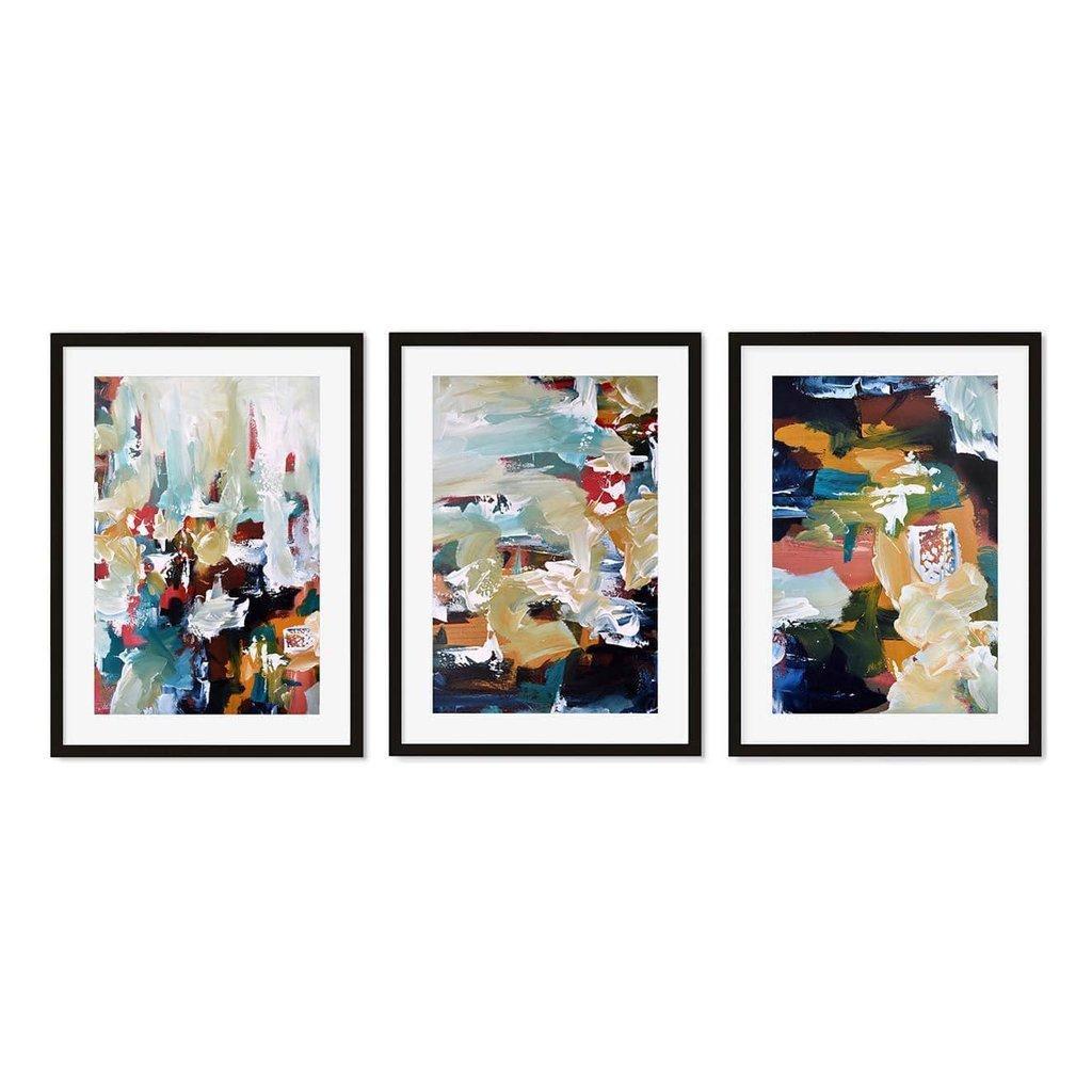 Abstract Coral - Print Set Of 3
