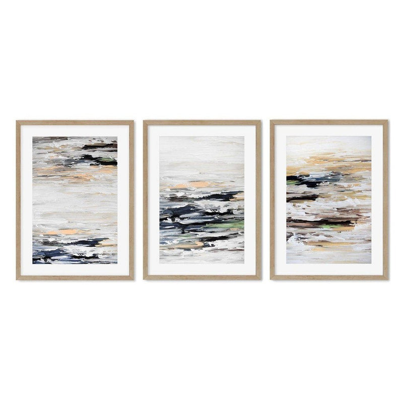 Abstract Dawn - Print Set Of 3 | Framed Set Of 3 Prints