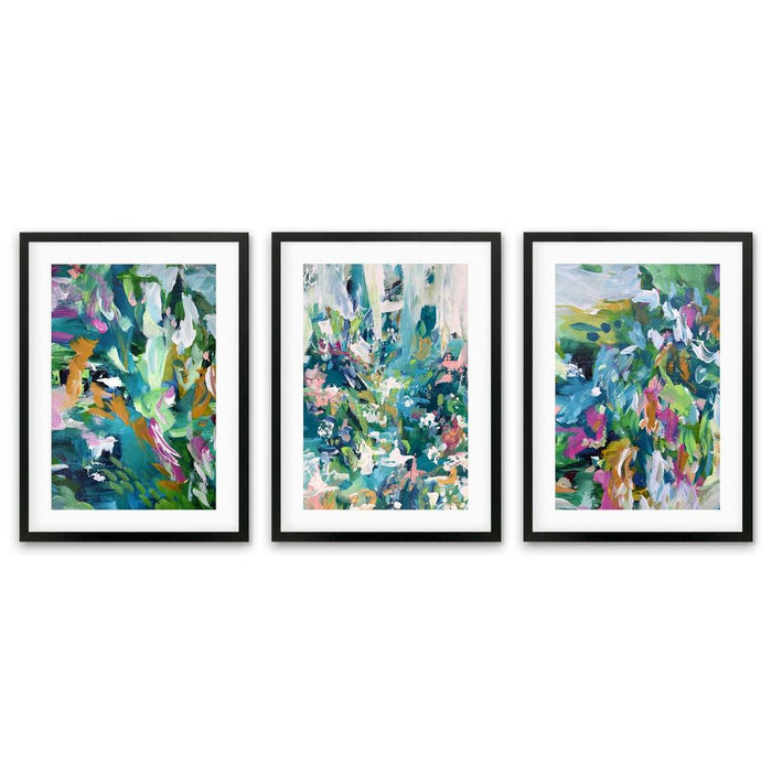 Abstract Eden Print Set Of 3