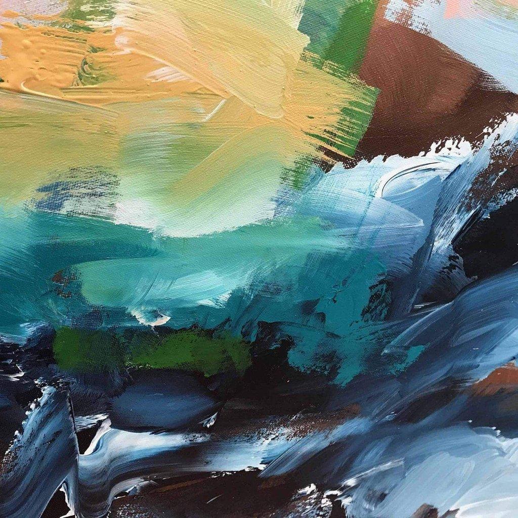 Adapting To The Unknown - Diptych Original Painting