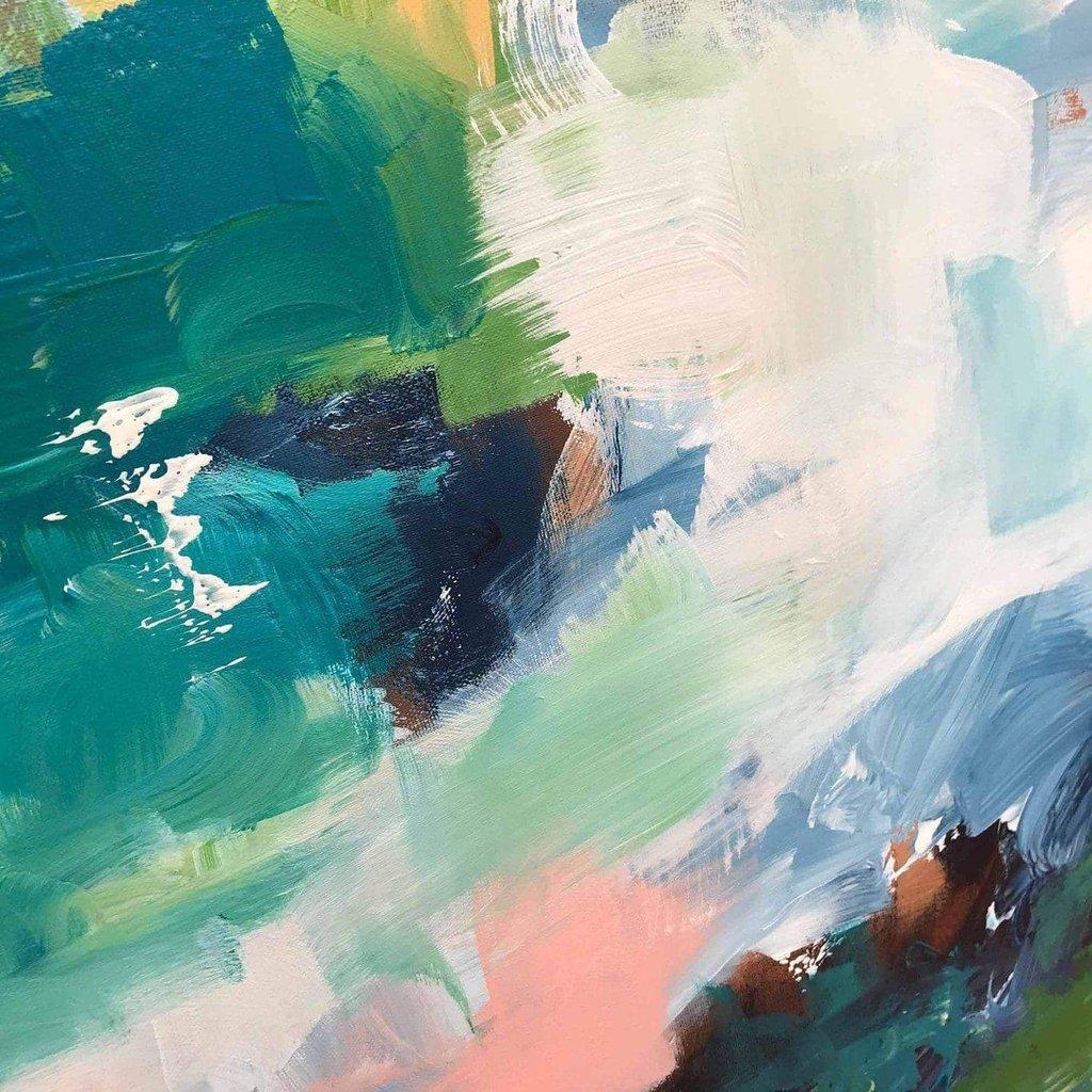 Adapting To The Unknown - Diptych Original Painting