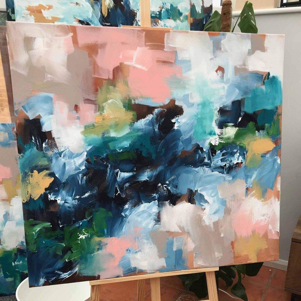 Adapting To The Unknown - Diptych Original Painting