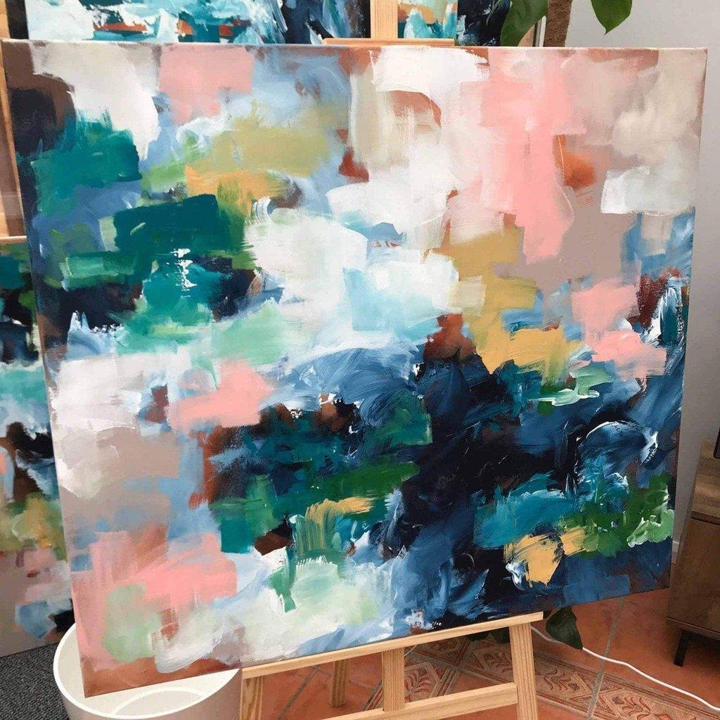 Adapting To The Unknown - Diptych Original Painting