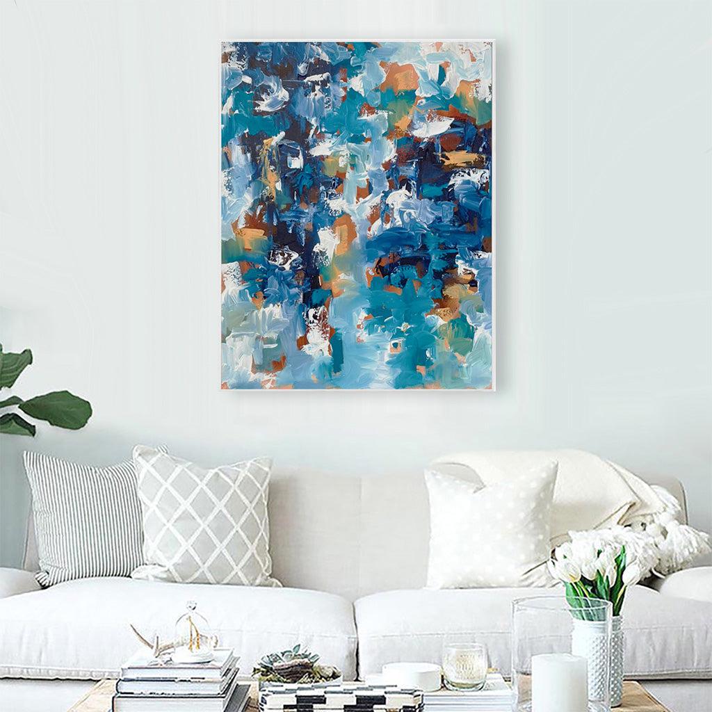 All On Me - 100x76 cm - Original Painting Painting - Abstract House