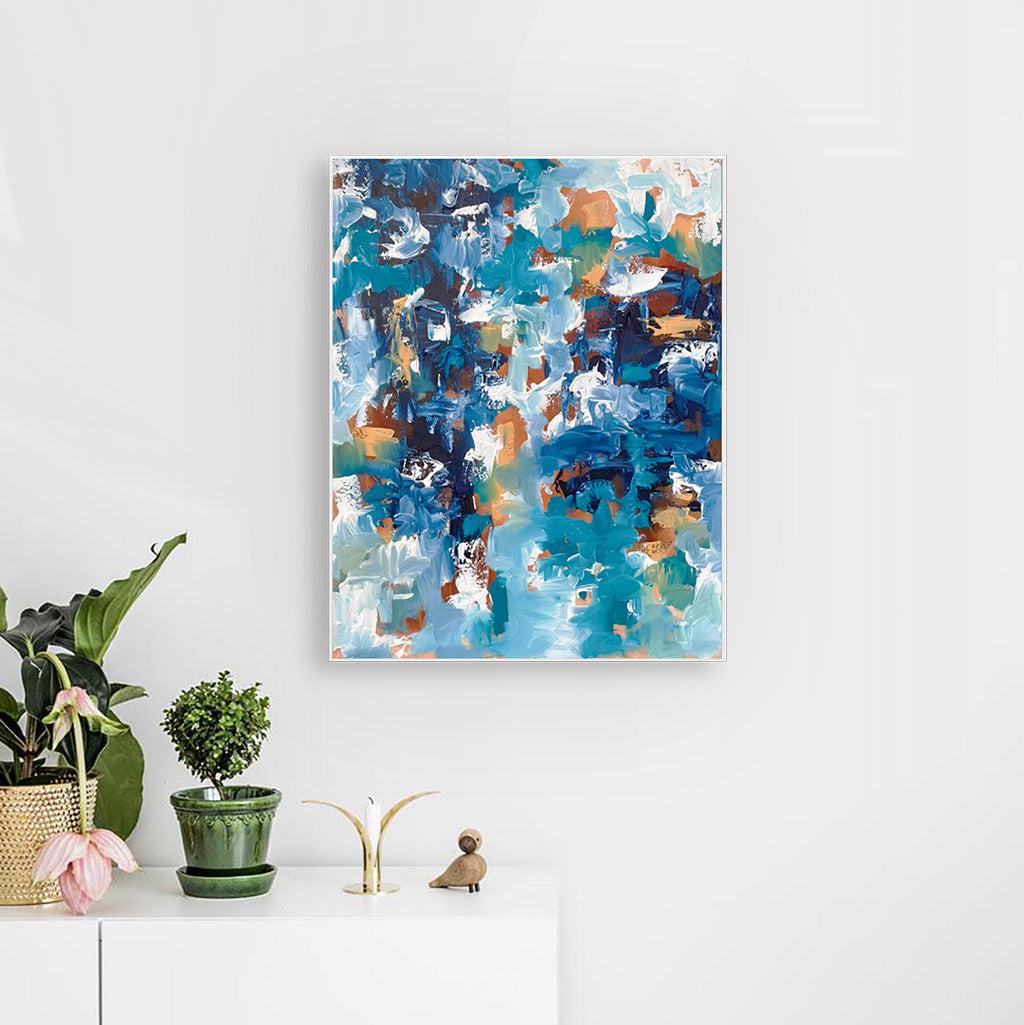 All On Me - 100x76 cm - Original Painting Painting - Abstract House