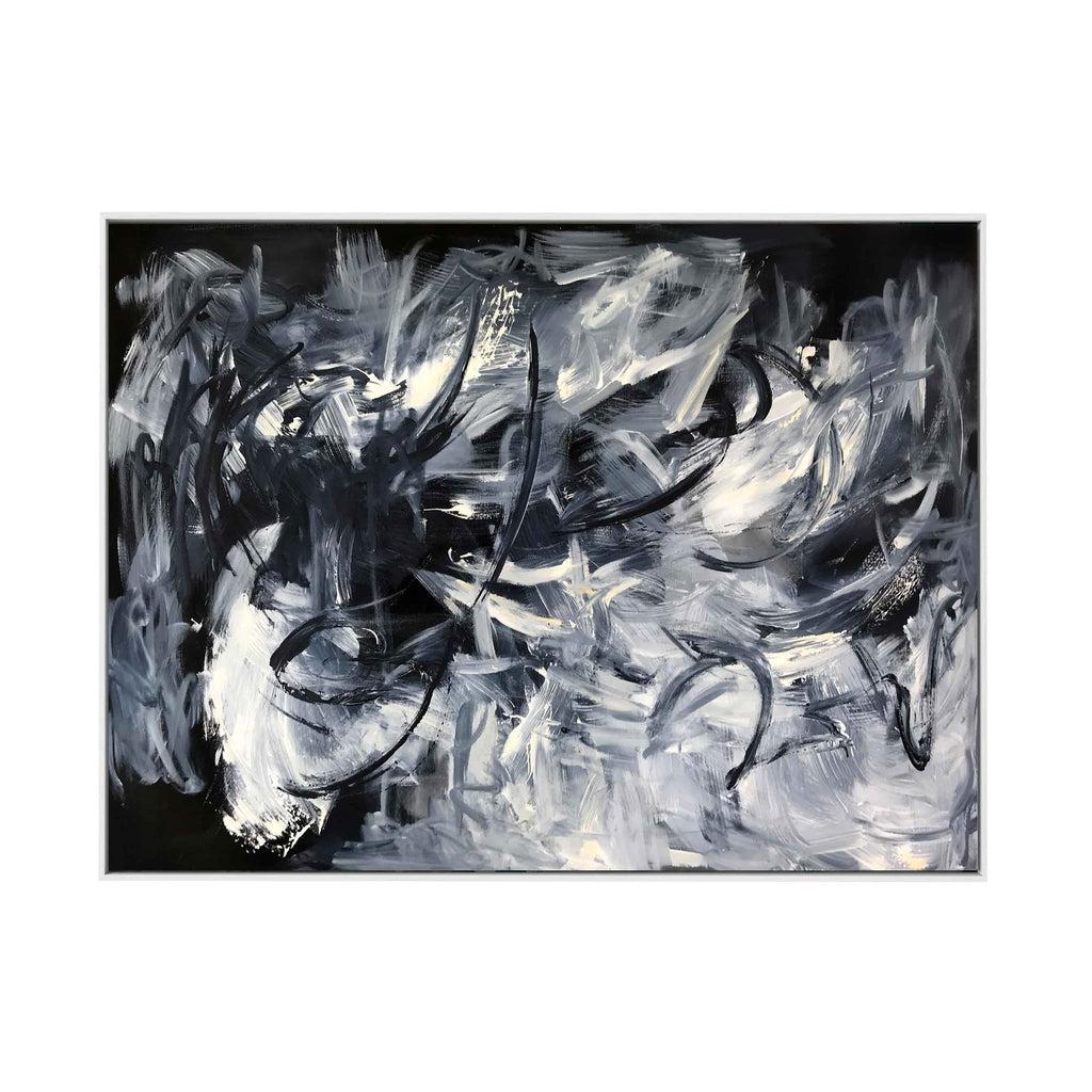 Before Midnight Original Painting Painting - Abstract House