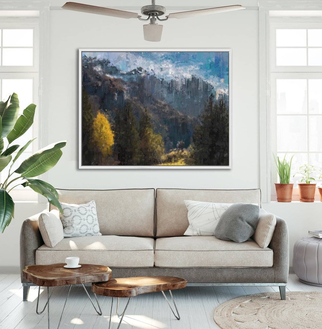 Beyond The Valley Canvas Print