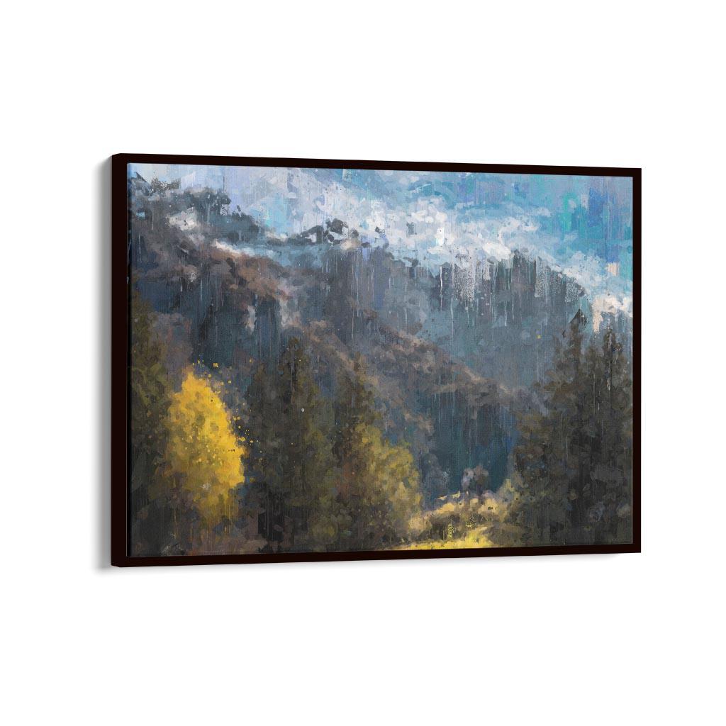 Beyond The Valley Canvas Print-Abstract House