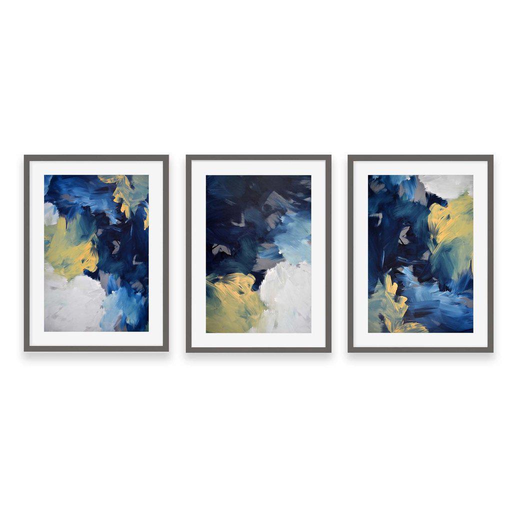 Blended Abstract Landscape - Print Set Of 3