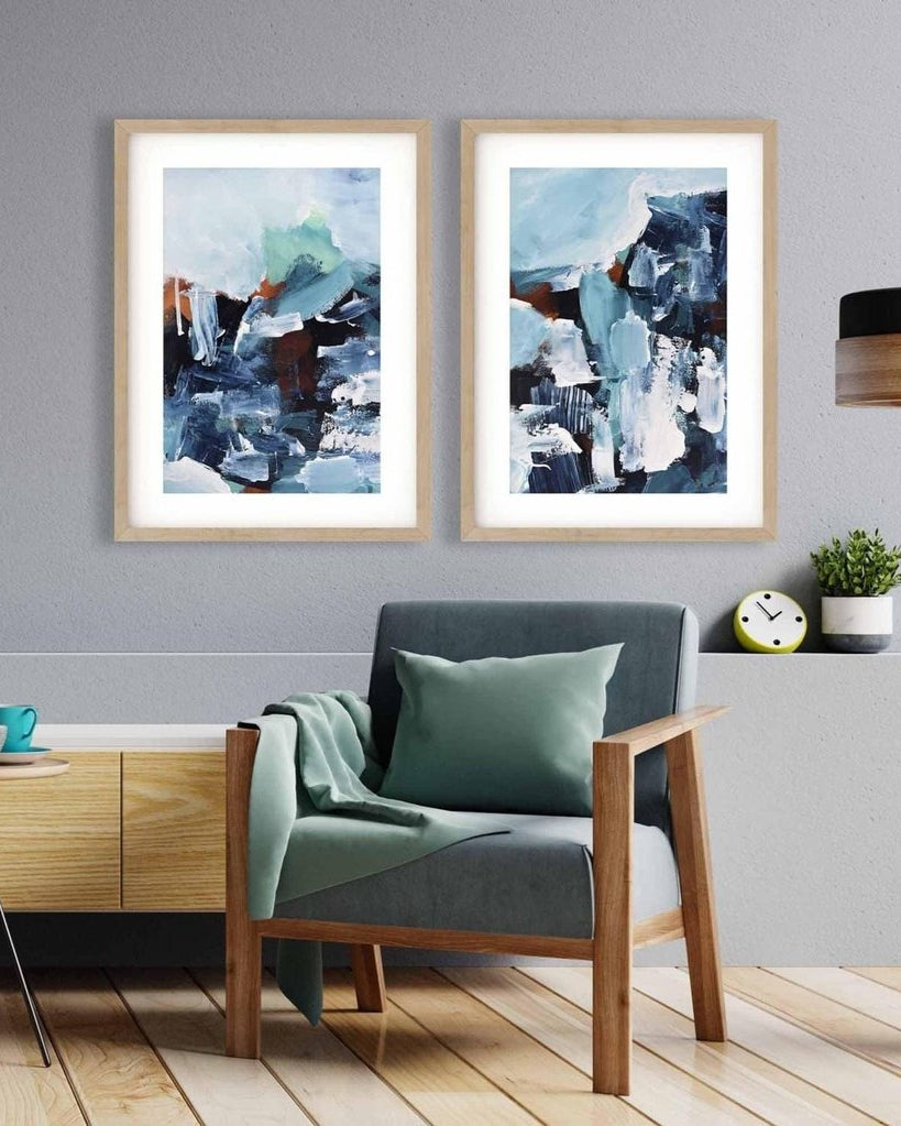 Blue Lagoon - Print Set Of 2