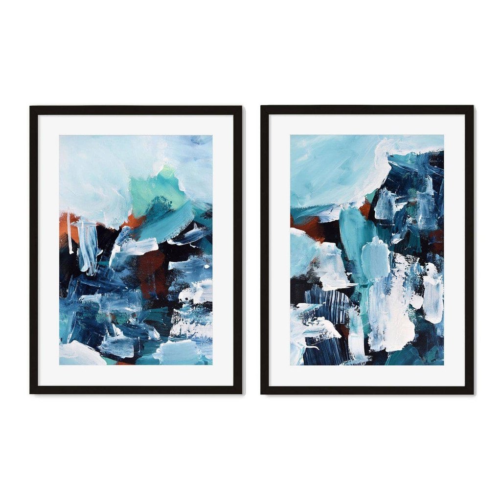 Blue Lagoon - Print Set Of 2