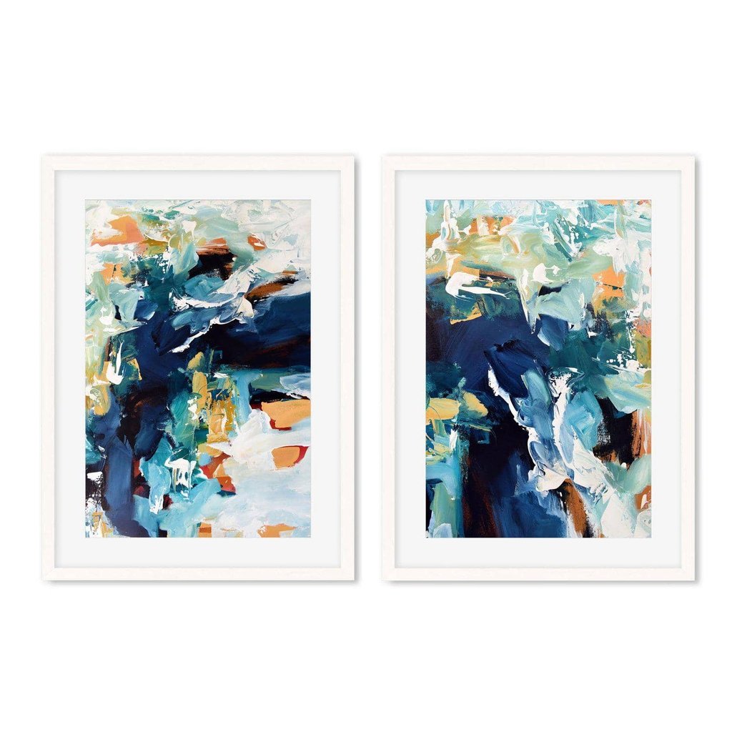 Blue Wave - Print Set Of 2