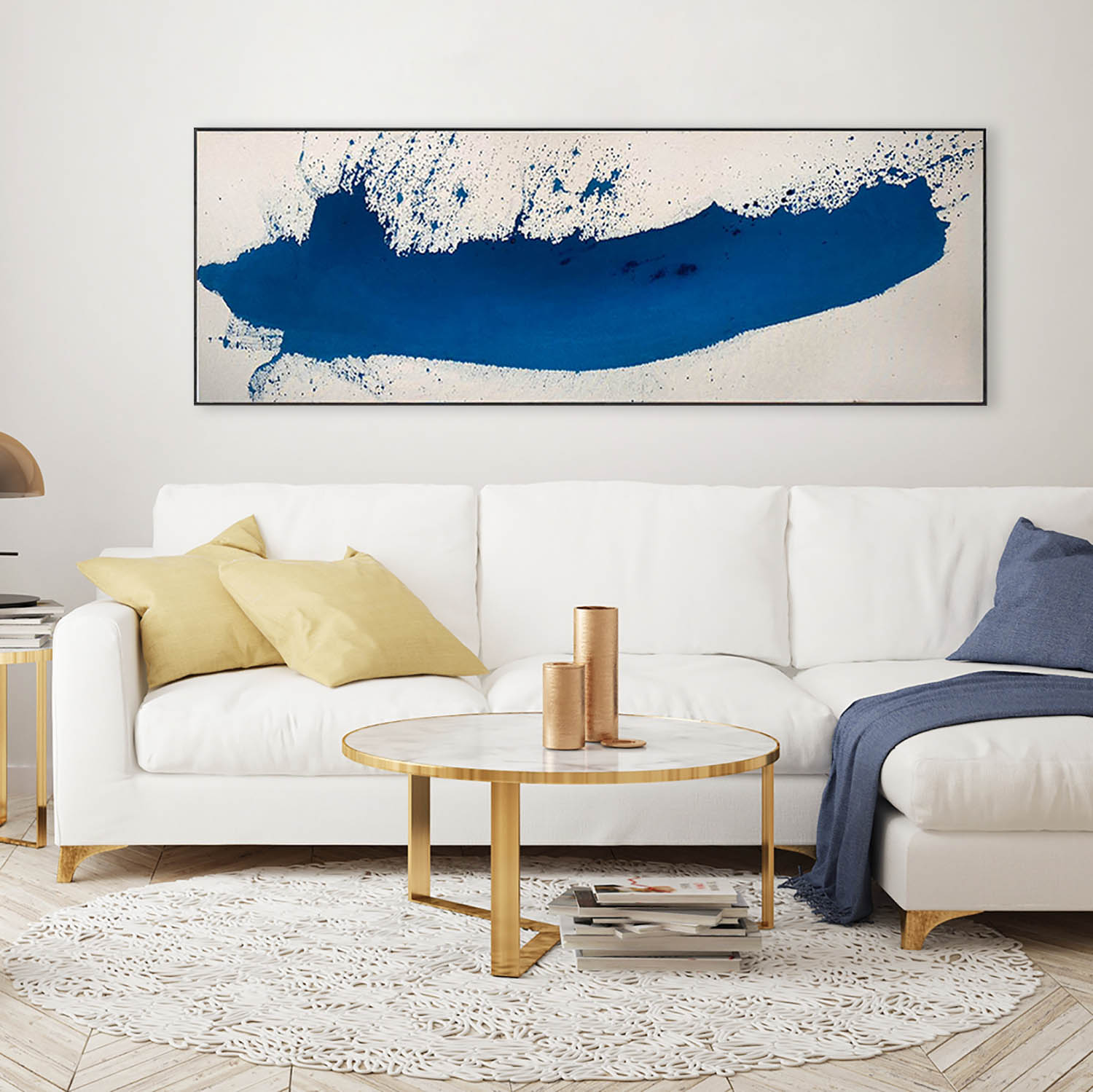 The Whale - Original Painting-framed-Painting-Abstract House