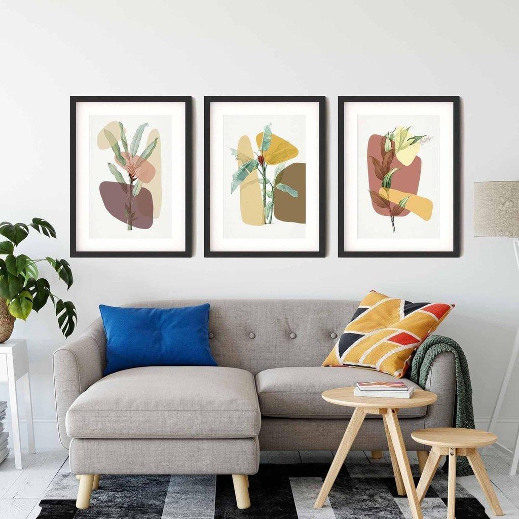 Botanical Abstracts - Set Of 3 Prints