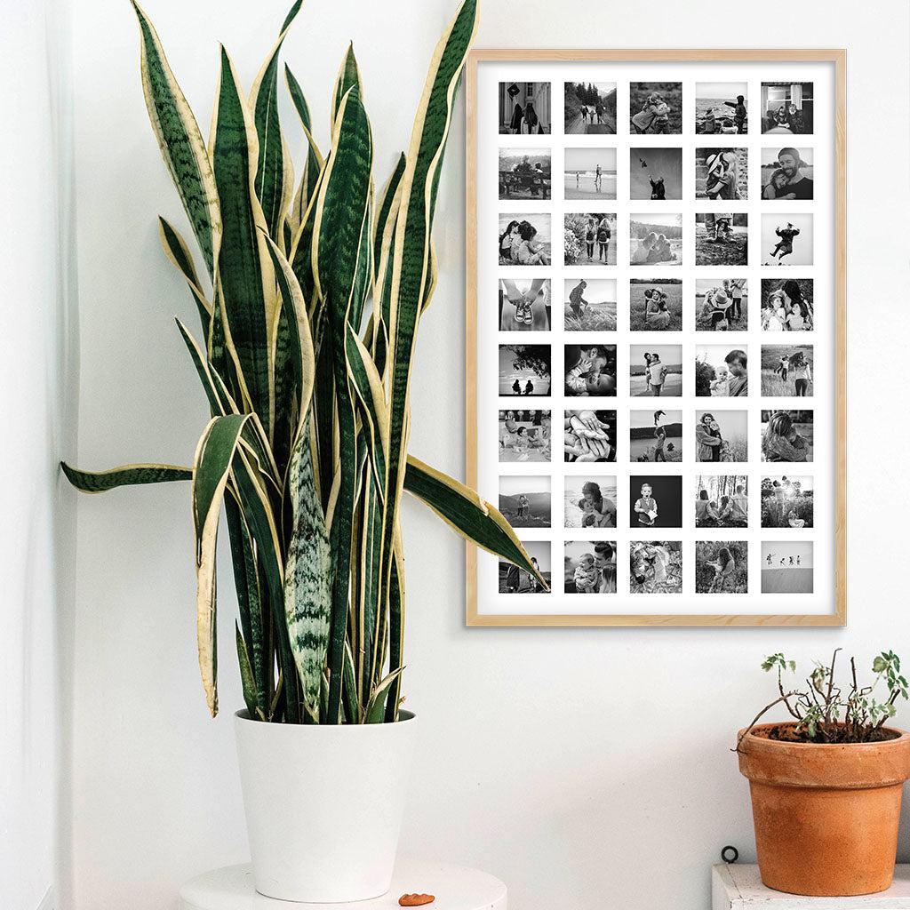 Collage Frame - Multi Aperture Photo Frame Picture Frames - Abstract House