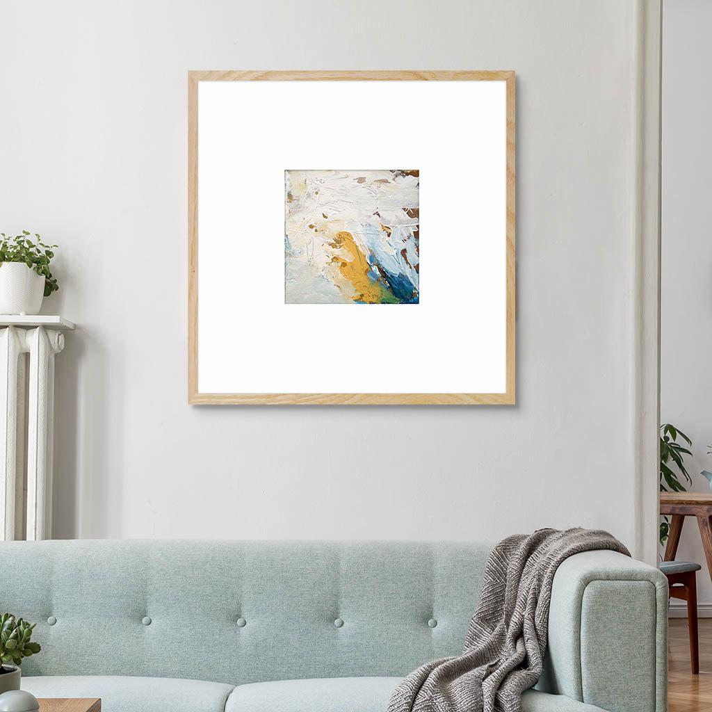 Colour Block 35 Limited Edition Print 30 x 30 cm Limited Edition - Abstract House