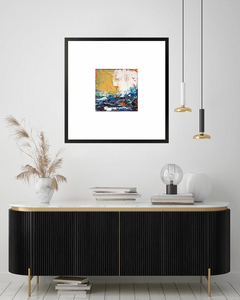 Colour Block 39 Limited Edition Print 30 x 30 cm Limited Edition - Abstract House