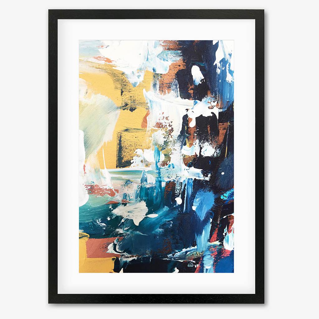 Colour Block 44 Limited Edition Print Black Frame Limited Edition - Abstract House