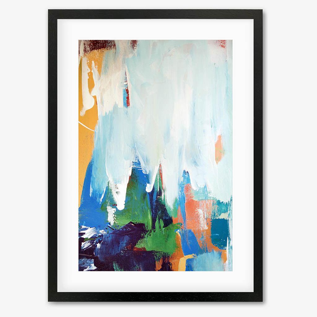 Colour Block 48 Limited Edition Print Black Frame Limited Edition - Abstract House