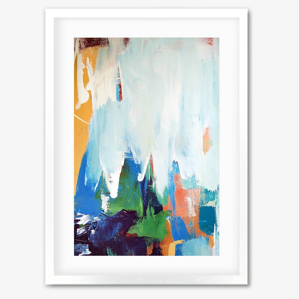 Colour Block 48 Limited Edition Print White Frame Limited Edition - Abstract House
