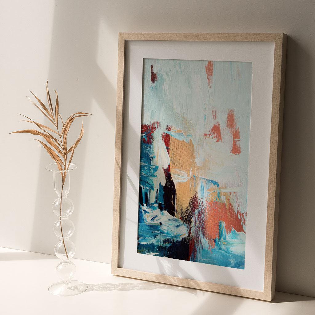 Colour Block 49 Limited Edition Print Black Frame Limited Edition - Abstract House