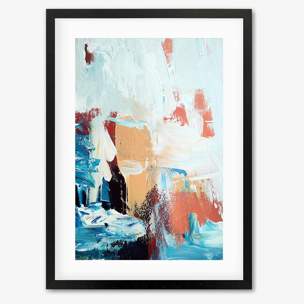 Colour Block 49 Limited Edition Print Black Frame Limited Edition - Abstract House