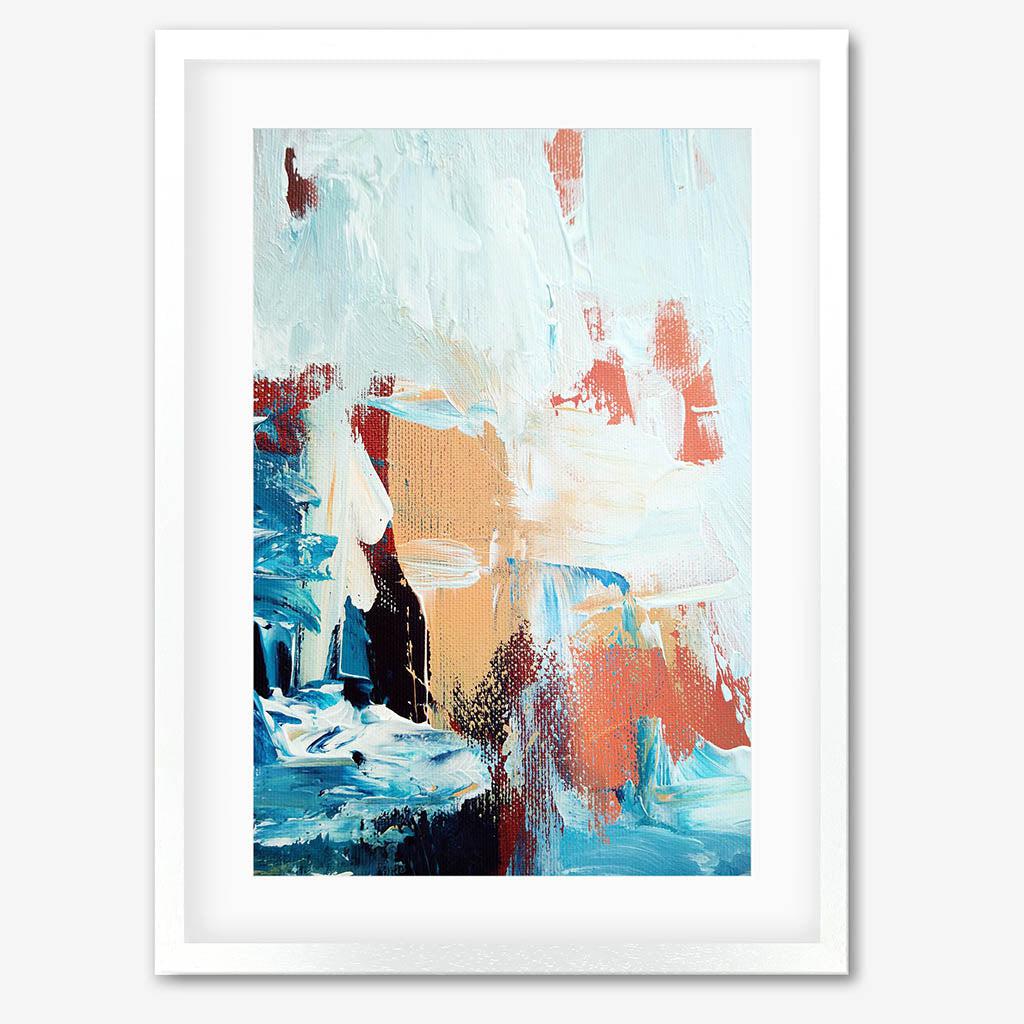 Colour Block 49 Limited Edition Print White Frame Limited Edition - Abstract House