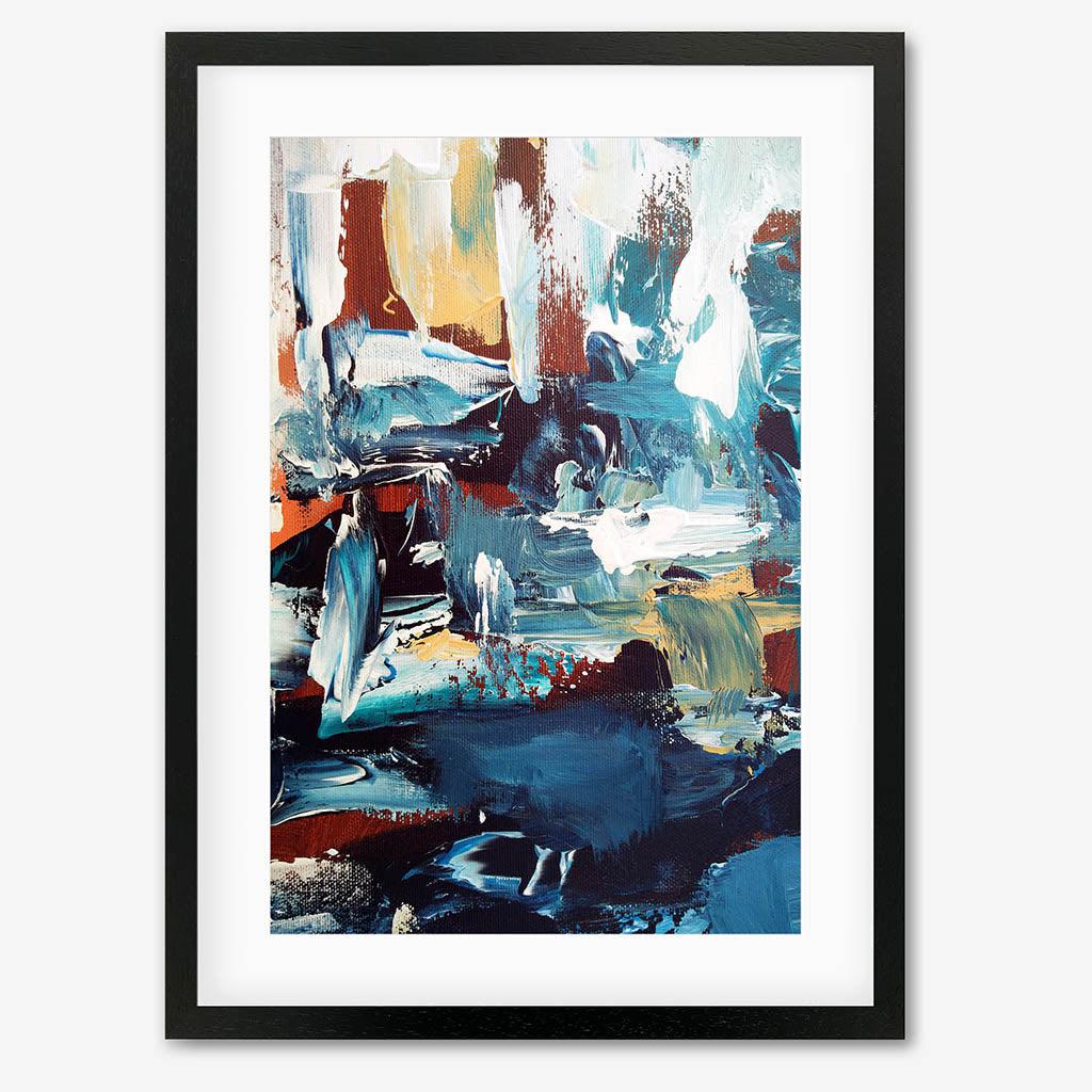 Colour Block 50 Limited Edition Print Black Frame Limited Edition - Abstract House