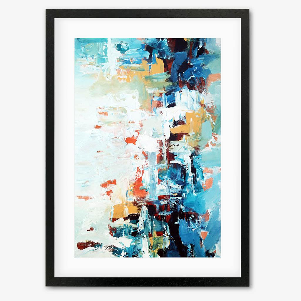 Colour Block 51 Limited Edition Print Black Frame Limited Edition - Abstract House