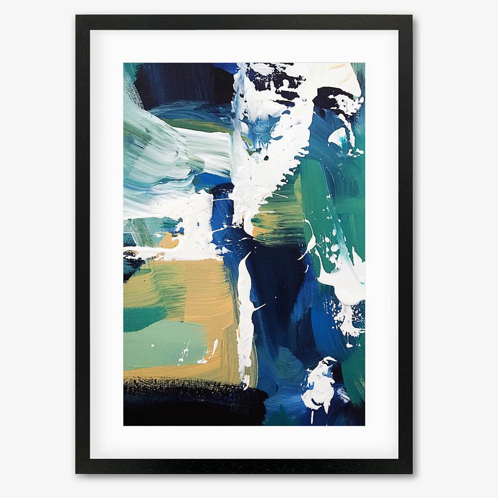 Colour Block 53 Limited Edition Print Black Frame Limited Edition - Abstract House