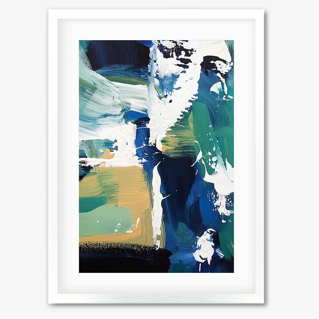 Colour Block 53 Limited Edition Print White Frame Limited Edition - Abstract House