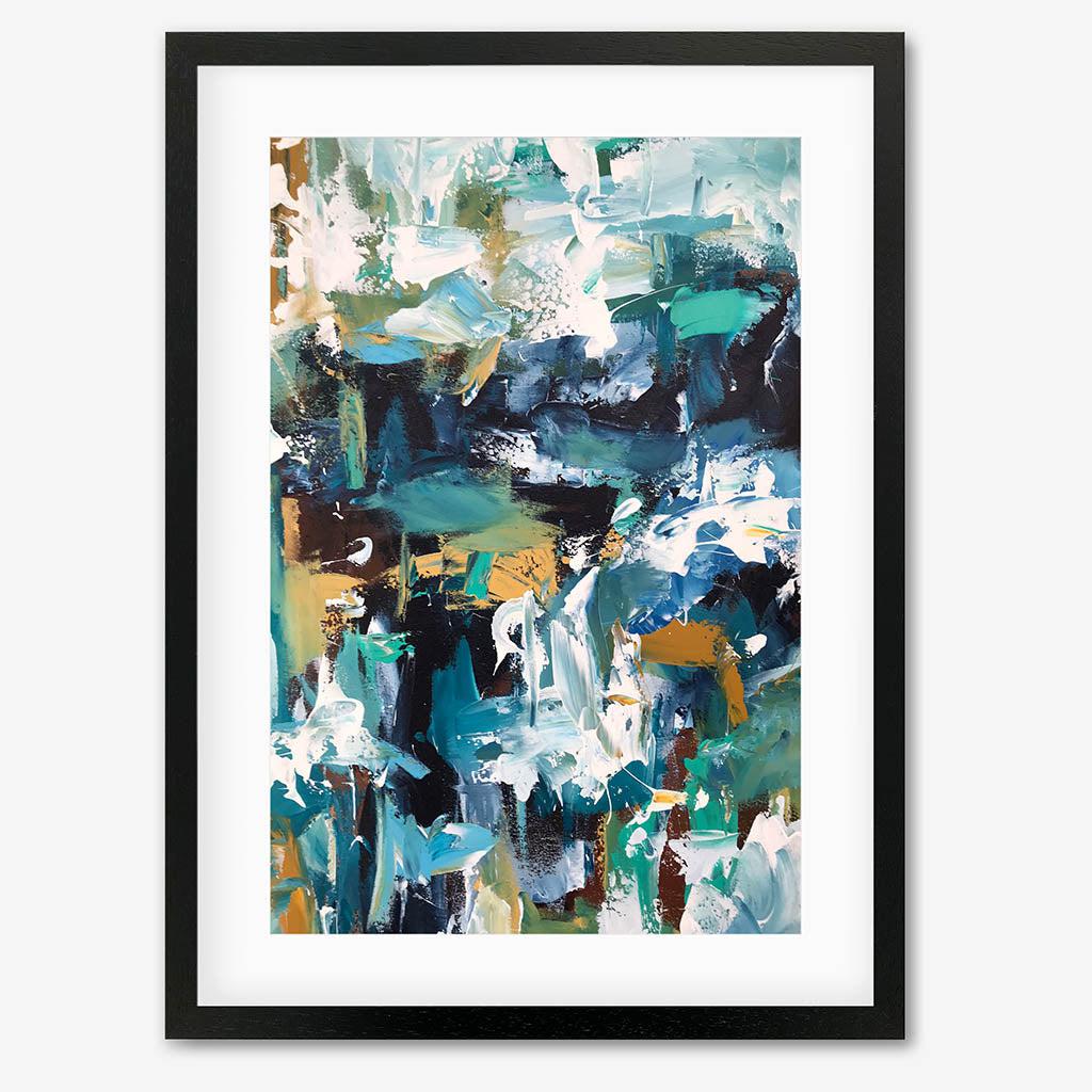 Colour Block 55 Limited Edition Print Black Frame Limited Edition - Abstract House