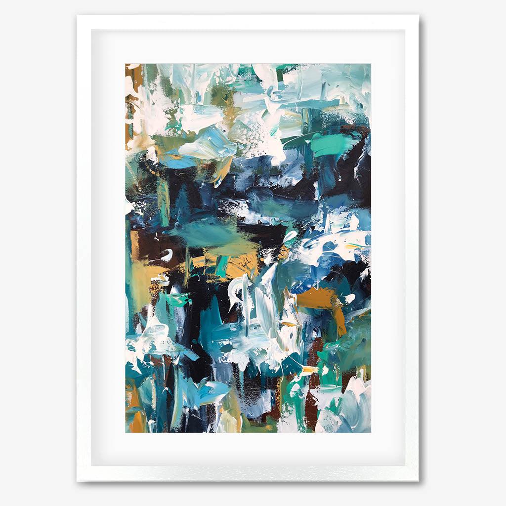 Colour Block 55 Limited Edition Print White Frame Limited Edition - Abstract House