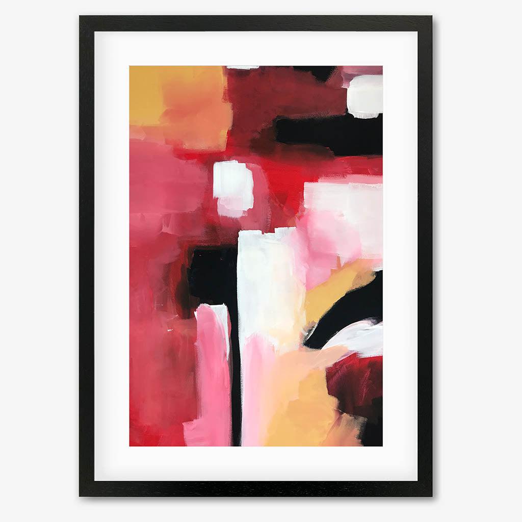 Colour Block 56 Limited Edition Print Black Frame Limited Edition - Abstract House