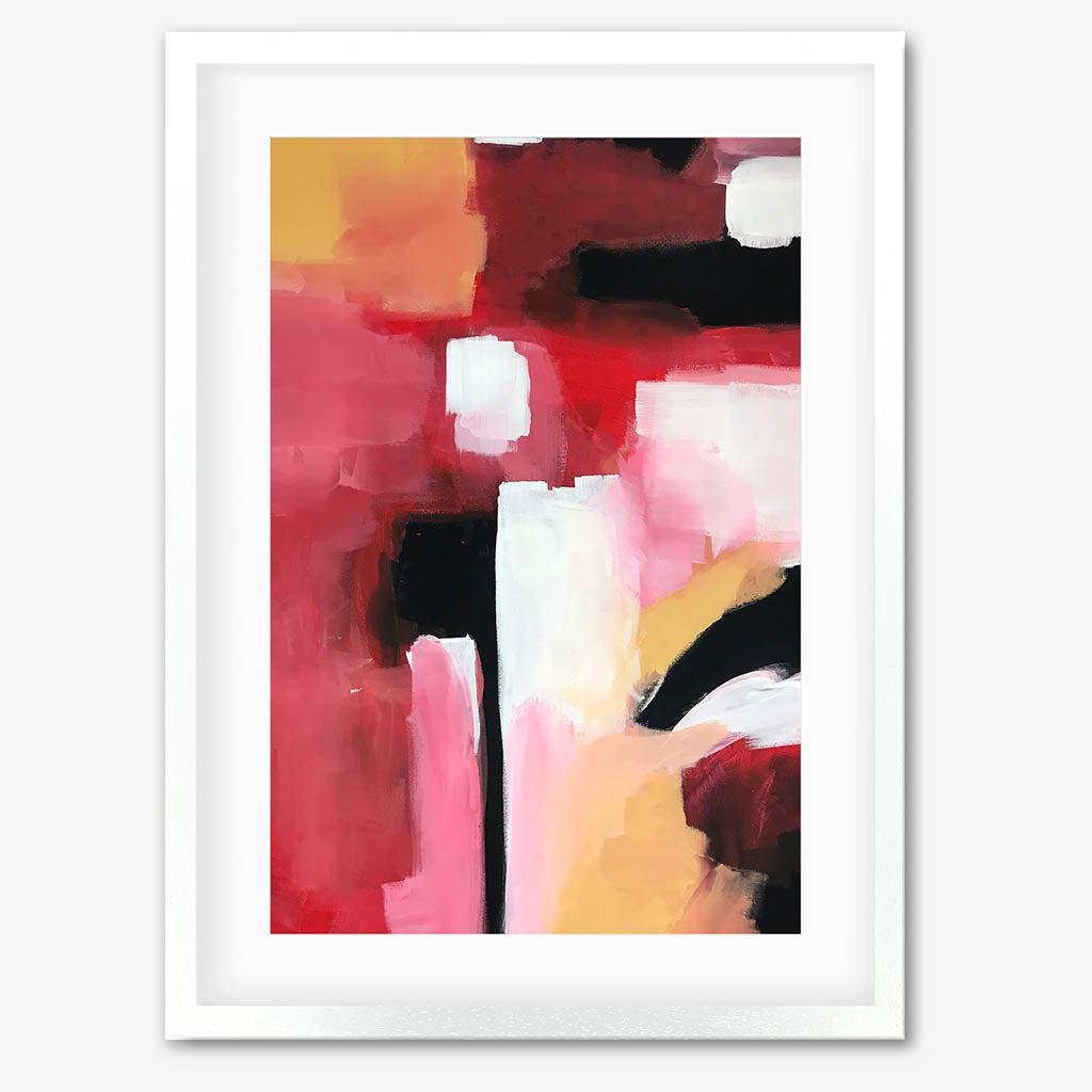 Colour Block 56 Limited Edition Print White Frame Limited Edition - Abstract House