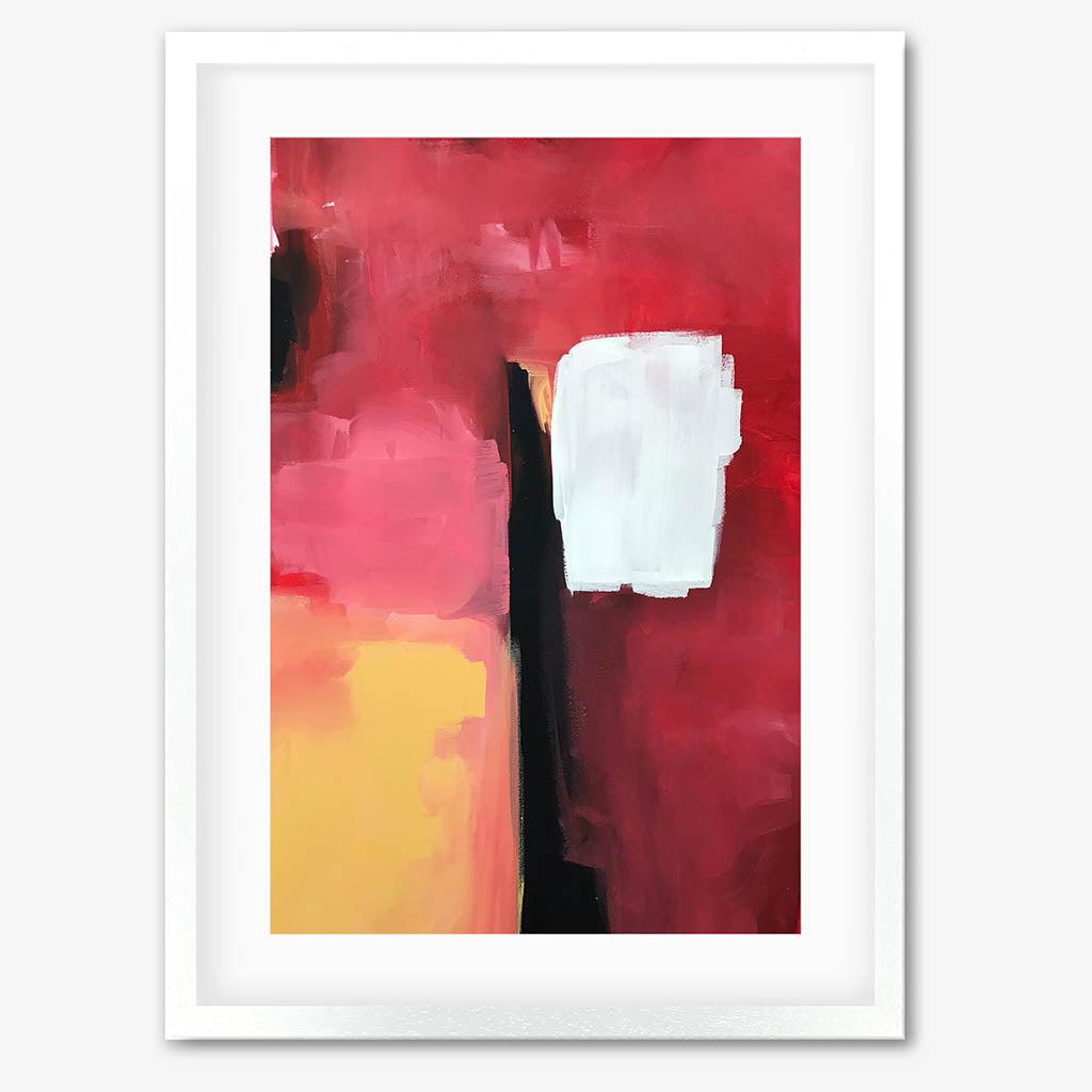 Colour Block 57 Limited Edition Print White Frame Limited Edition - Abstract House