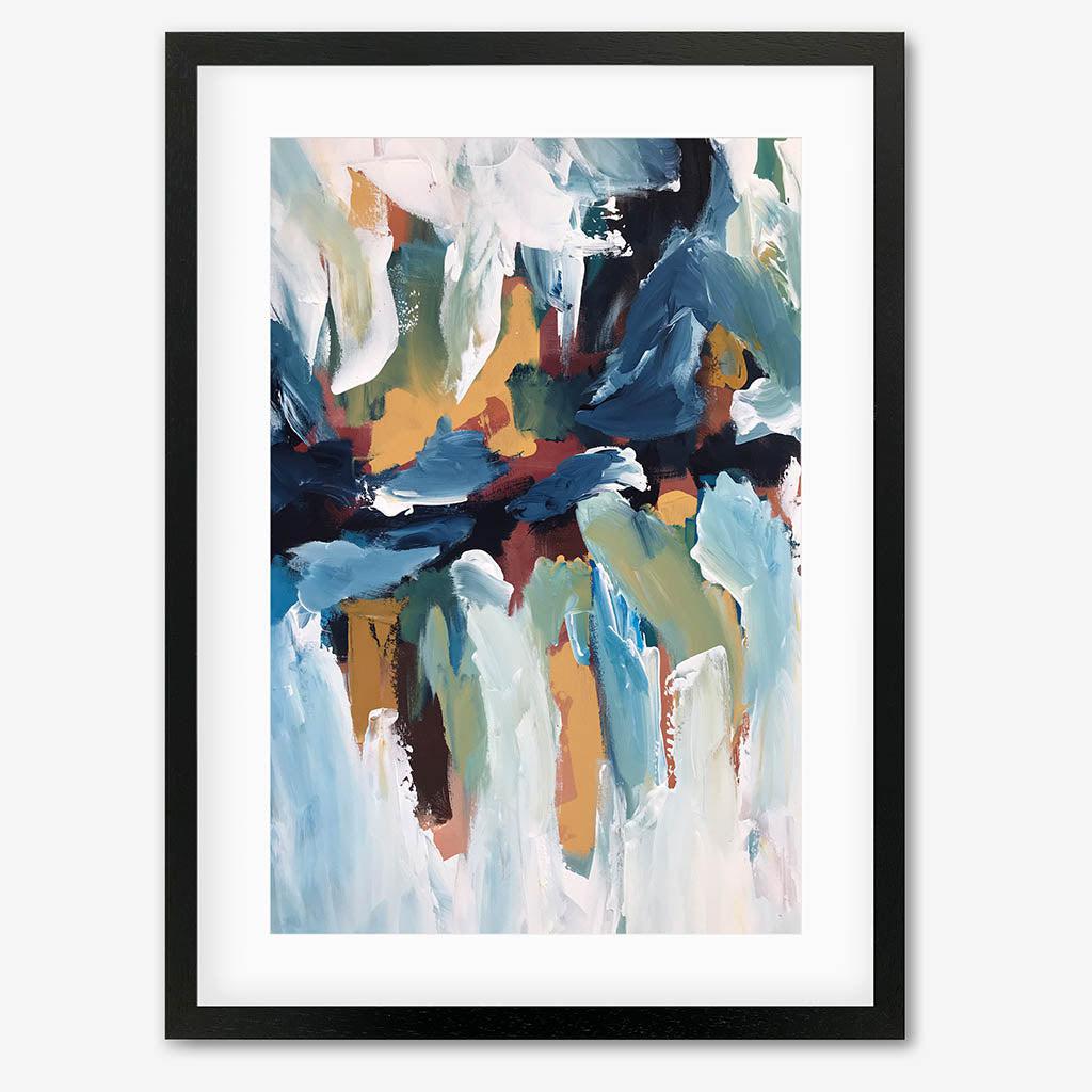 Colour Block 58 Limited Edition Print Black Frame Limited Edition - Abstract House