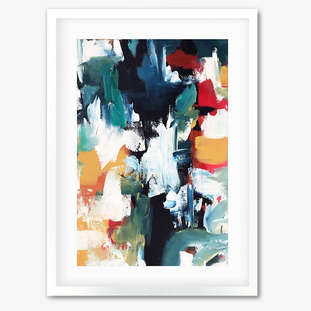 Colour Block 59 Limited Edition Print White Frame Limited Edition - Abstract House