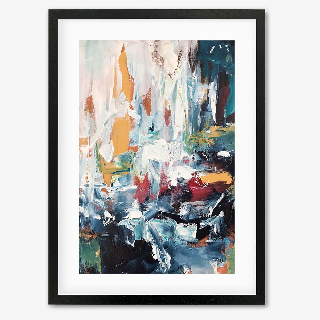Colour Block 64 Limited Edition Print Black Frame Limited Edition - Abstract House