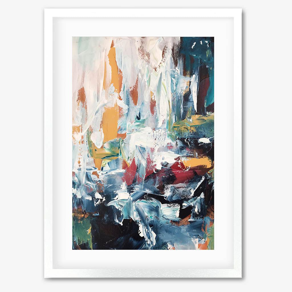 Colour Block 64 Limited Edition Print White Frame Limited Edition - Abstract House