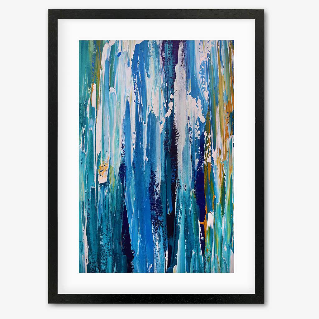 Colour Block 65 Limited Edition Print Black Frame Limited Edition - Abstract House