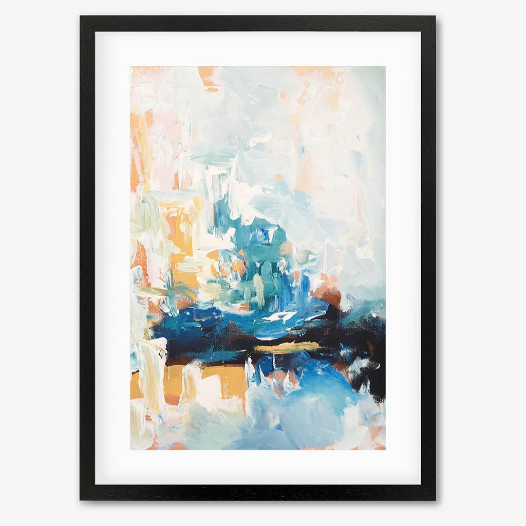 Colour Block 66 Limited Edition Print Black Frame Limited Edition - Abstract House