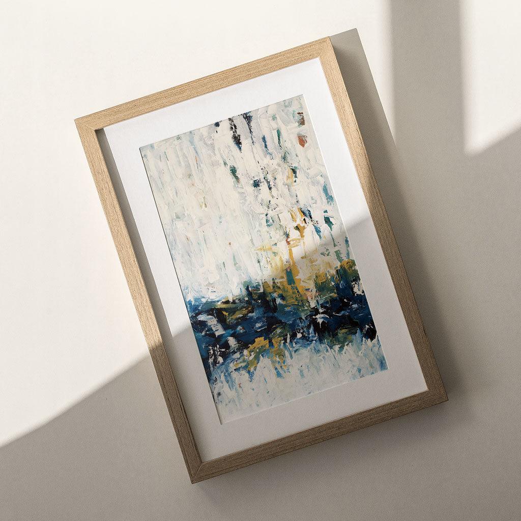 Colour Block 67 Limited Edition Print Black Frame Limited Edition - Abstract House