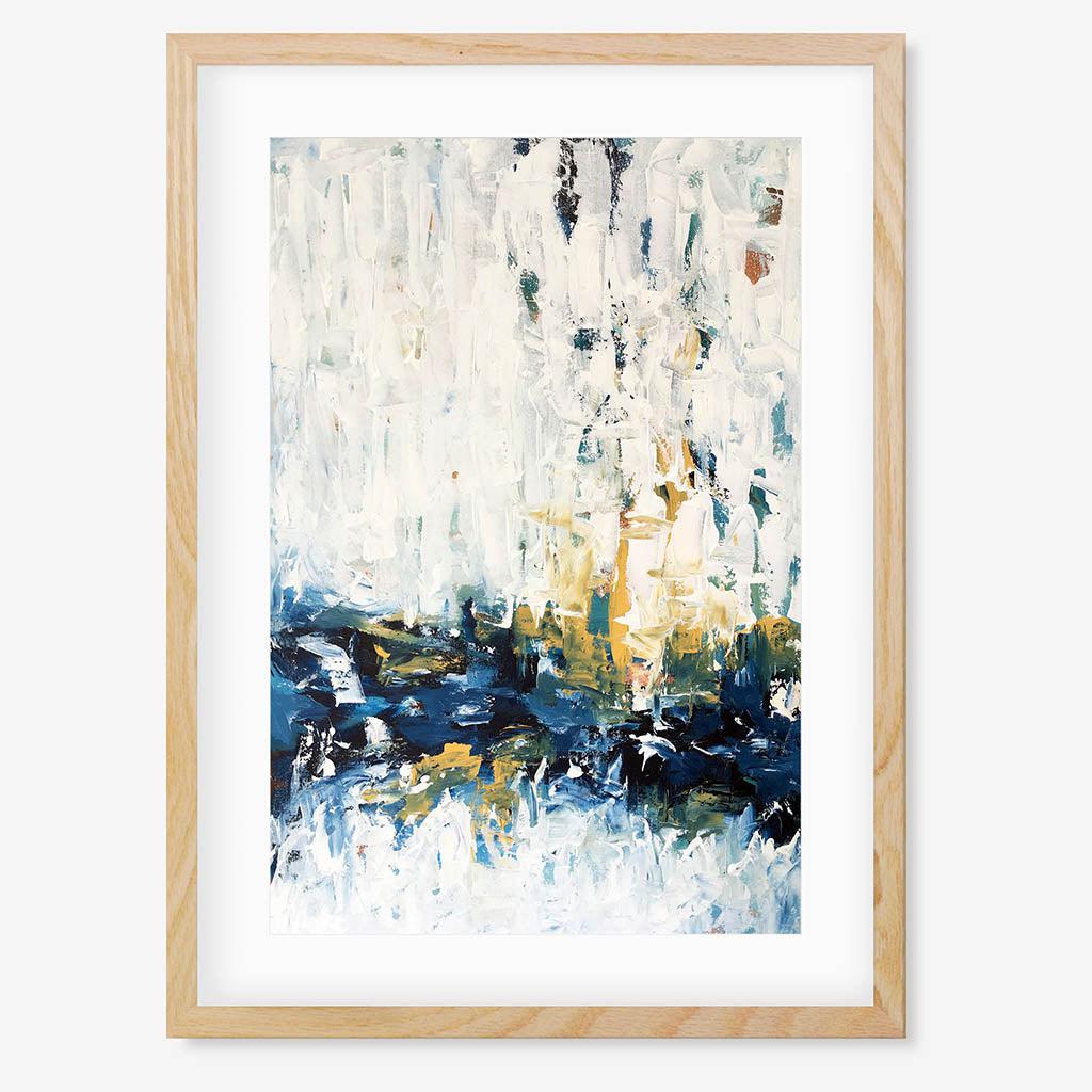 Colour Block 67 Limited Edition Print Oak Frame Limited Edition - Abstract House