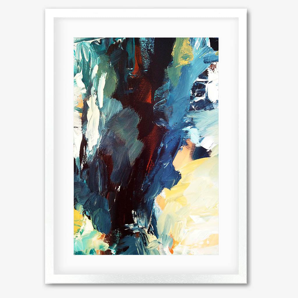 Colour Block 68 Limited Edition Print White Frame Limited Edition - Abstract House