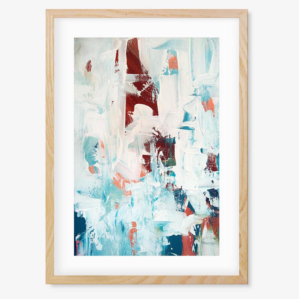Colour Block 69 Limited Edition Print Oak Frame Limited Edition - Abstract House