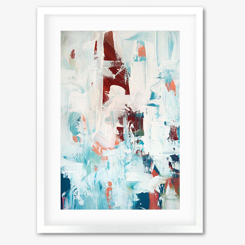Colour Block 69 Limited Edition Print White Frame Limited Edition - Abstract House